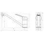 SCHÜTTE Grifo mezclador para fregadero PORTO cromado von , Wasserhähne - Ref: Foro24-425819, Preis: 39,52 €, Rabatt: %