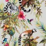 DUTCH WALLCOVERINGS Papel pintado lémur plateado von , Bemaltes Papier - Ref: Foro24-426212, Preis: 26,40 €, Rabatt: %