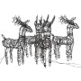 Renos de Navidad 4 unidades ratán 160 LEDs blanco cálido by , Christmas lights - Ref: Foro24-3200674, Price: 85,06 €, Discoun...