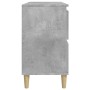 Armario de lavabo madera contrachapada gris hormigón 80x33x60cm de , Tocadores de baño - Ref: Foro24-821272, Precio: 93,64 €,...