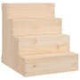 Escalera para mascotas madera maciza de pino 40x49x47 cm von , Stufen und Rampen für Haustiere - Ref: Foro24-822466, Preis: 5...