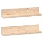 Estantes de pared 2 uds madera maciza de pino 50x11x9 cm von , Regale und Regale - Ref: Foro24-823599, Preis: 18,44 €, Rabatt: %