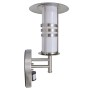Aplique de pared inoxidable con sensor, forma cónica by , Outdoor lighting - Ref: Foro24-41093, Price: 38,91 €, Discount: %
