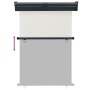 Toldo lateral de balcón color crema 125x250 cm de , Sombrillas - Ref: Foro24-48419, Precio: 74,39 €, Descuento: %