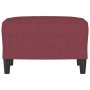 Reposapiés de tela rojo tinto 60x50x41 cm von , Osmanen - Ref: Foro24-349285, Preis: 53,93 €, Rabatt: %
