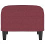 Reposapiés de tela rojo tinto 60x50x41 cm von , Osmanen - Ref: Foro24-349285, Preis: 53,93 €, Rabatt: %