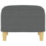 Reposapiés de tela gris oscuro 60x50x41 cm by , Ottomans - Ref: Foro24-349264, Price: 55,68 €, Discount: %