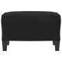 Reposapiés de cuero sintético negro 60x50x41 cm by , Ottomans - Ref: Foro24-349335, Price: 53,24 €, Discount: %
