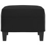 Reposapiés de cuero sintético negro 60x50x41 cm by , Ottomans - Ref: Foro24-349335, Price: 53,24 €, Discount: %