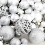 Lote de bolas de Navidad 100 unidades plateadas 3/4/6 cm by , Festive decorations - Ref: Foro24-245712, Price: 22,82 €, Disco...