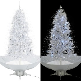 Árbol de Navidad con nieve con base en paraguas blanco 190 cm by , Christmas trees - Ref: Foro24-284338, Price: 247,52 €, Dis...