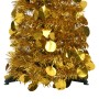 Árbol de Navidad artificial emergente PET dorado 120 cm by , Christmas trees - Ref: Foro24-320982, Price: 23,75 €, Discount: %