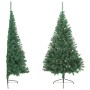 Medio árbol de Navidad artificial con soporte PVC verde 240 cm by , Christmas trees - Ref: Foro24-328416, Price: 61,25 €, Dis...