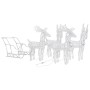 Decoración navideña renos y trineo acrílico 280x28x55 cm by , Christmas lights - Ref: Foro24-328524, Price: 149,81 €, Discoun...