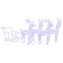 Decoración navideña renos y trineo acrílico 280x28x55 cm by , Christmas lights - Ref: Foro24-328532, Price: 146,13 €, Discoun...