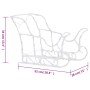 Decoración navideña renos y trineo acrílico 280x28x55 cm by , Christmas lights - Ref: Foro24-328532, Price: 146,13 €, Discoun...