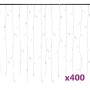 Cortina luces carámbano 10m 400 LED azul 8 funciones by , Christmas lights - Ref: Foro24-328913, Price: 30,41 €, Discount: %