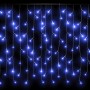 Cortina luces carámbano 10m 400 LED azul 8 funciones by , Christmas lights - Ref: Foro24-328913, Price: 30,41 €, Discount: %