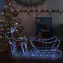 Decoración navideña para jardín renos y trineo 252 LEDs by , Christmas lights - Ref: Foro24-329810, Price: 61,41 €, Discount: %