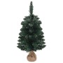 Árbol de Navidad preiluminado con luces y soporte verde 90 cm von , Weihnachtsbäume - Ref: Foro24-332849, Preis: 22,53 €, Rab...
