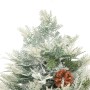 Árbol de Navidad con luces y piñas PVC PE verde 120 cm von , Weihnachtsbäume - Ref: Foro24-344295, Preis: 74,49 €, Rabatt: %