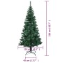 Árbol de Navidad artificial puntas iridiscentes PVC verde 210cm by , Christmas trees - Ref: Foro24-344641, Price: 59,01 €, Di...