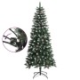 Árbol de Navidad artificial con soporte PVC verde 150 cm