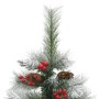 Árbol de Navidad artificial con piñas y bayas 150 cm de , Arboles de navidad - Ref: Foro24-357711, Precio: 73,28 €