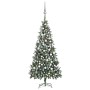 Árbol de Navidad helado con luces, bolas y piñas 210 cm by , Christmas trees - Ref: Foro24-3077897, Price: 161,23 €, Discount: %