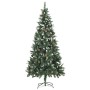 Árbol de Navidad helado con luces, bolas y piñas 210 cm by , Christmas trees - Ref: Foro24-3077897, Price: 161,23 €, Discount: %