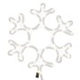 Figura de Navidad de copo de nieve con LED 2 piezas 27x27 cm de , Luces de Navidad - Ref: Foro24-3154285, Precio: 33,93 €, De...