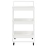 Carrito de cocina 3 niveles hierro y ABS blanco 42x35x85 cm von , Küchen- und Speisewagen - Ref: Foro24-336336, Preis: 46,34 ...