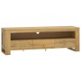 Mueble de TV madera maciza de teca 110x30x35 cm von , TV-Möbel - Ref: Foro24-340872, Preis: 152,61 €, Rabatt: %