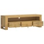Mueble de TV madera maciza de teca 110x30x35 cm von , TV-Möbel - Ref: Foro24-340872, Preis: 152,61 €, Rabatt: %