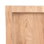 Estante pared madera roble tratada marrón claro 200x50x(2-4) cm de , Estantes y estanterías - Ref: Foro24-363728, Precio: 94,...