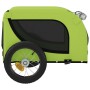 Remolque de bicicleta mascotas hierro tela Oxford verde negro von , Kinderwagen für Haustiere - Ref: Foro24-93997, Preis: 93,...