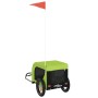 Remolque de bicicleta mascotas hierro tela Oxford verde negro von , Kinderwagen für Haustiere - Ref: Foro24-93997, Preis: 93,...
