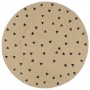 Alfombra de yute tejida a mano estampado de triángulos 90 cm by , Rugs - Ref: Foro24-133689, Price: 64,06 €, Discount: %