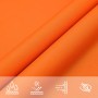 Toldo de vela triangular tela Oxford naranja 4x4x4 m by , Umbrellas - Ref: Foro24-135726, Price: 31,00 €, Discount: %