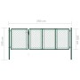 Puerta de jardín de acero verde 100x350 cm von , Gartentore - Ref: Foro24-144439, Preis: 350,63 €, Rabatt: %
