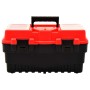 Caja de herramientas de plástico rojo 462x256x242 mm by , Toolboxes - Ref: Foro24-146269, Price: 29,79 €, Discount: %