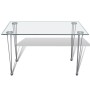 Mesa de comedor con superficie de vidrio transparente von , Küchen- und Esstische - Ref: Foro24-241487, Preis: 279,55 €, Raba...