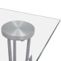 Mesa de comedor con superficie de vidrio transparente von , Küchen- und Esstische - Ref: Foro24-241487, Preis: 279,55 €, Raba...