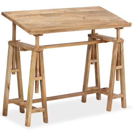 Mesa de dibujo de madera maciza de mango 116x50x76 cm de , Mesas para arte y dibujo - Ref: Foro24-244948, Precio: 334,93 €, D...