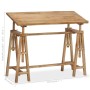 Mesa de dibujo de madera maciza de mango 116x50x76 cm de , Mesas para arte y dibujo - Ref: Foro24-244948, Precio: 334,93 €, D...