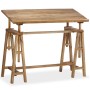 Mesa de dibujo de madera maciza de mango 116x50x76 cm de , Mesas para arte y dibujo - Ref: Foro24-244948, Precio: 334,93 €, D...