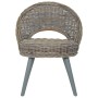 Butaca de ratán kubu gris by , Armchairs - Ref: Foro24-285230, Price: 212,26 €, Discount: %