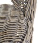 Butaca de ratán kubu gris by , Armchairs - Ref: Foro24-285230, Price: 212,26 €, Discount: %