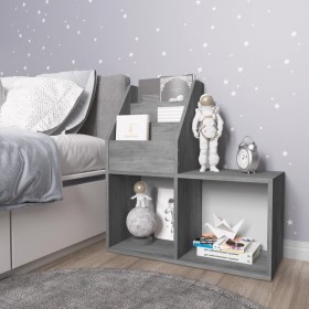 Revistero de niños madera de ingeniería hormigón 71x30x78,5 cm de , Revisteros - Ref: Foro24-339517, Precio: 50,34 €, Descuen...