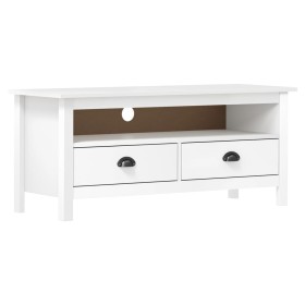 Mueble de TV Hill madera maciza de pino blanco 110x40x47 cm de , Muebles TV - Ref: Foro24-288924, Precio: 125,15 €, Descuento: %